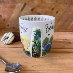 Alex Clark 400ml Mug - Beach Huts