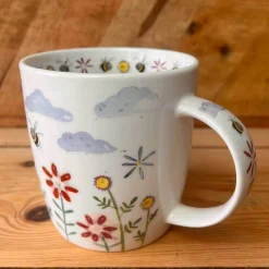 Alex Clark 400ml Mug - Bees & Flowers