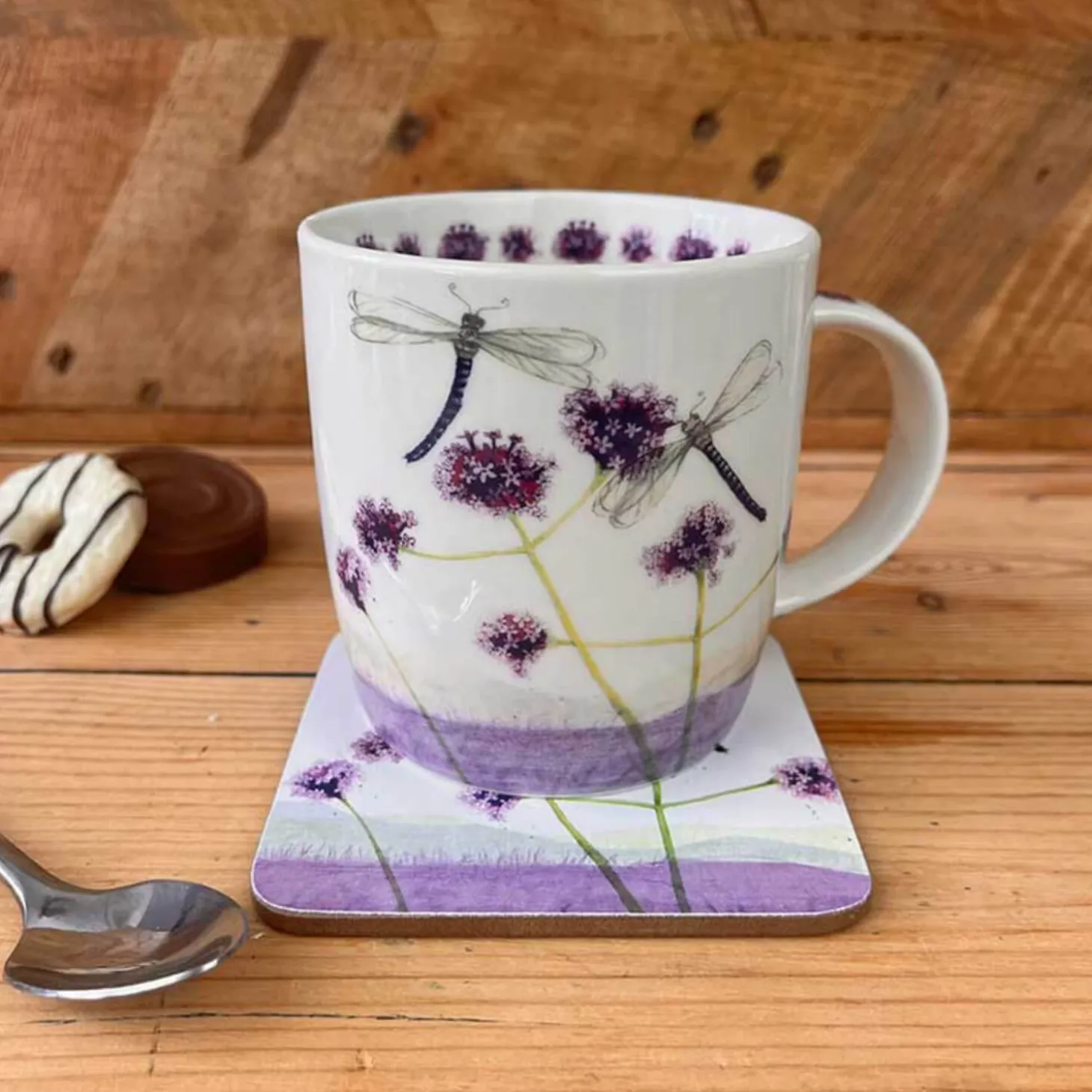Alex Clark 400ml Mug - Dragonflies