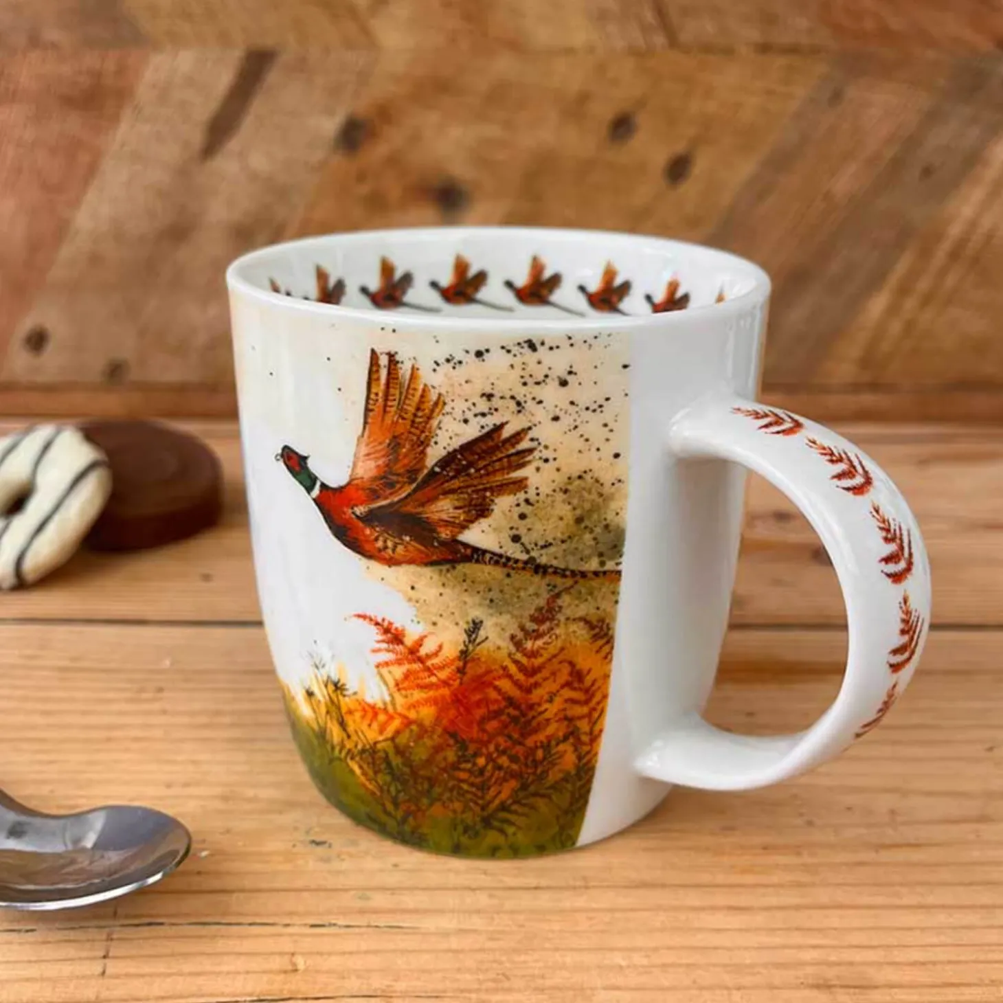 Alex Clark 400ml Mug - Pheasant & Bracken