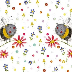 Alex Clark Placemat - Bees And Flowers