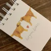 Alex Clark Small Spiral Bound Notepad - Gorgeous Goldies