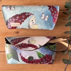 Alex Clark Spectacle Case - Butterflies & Buddleia
