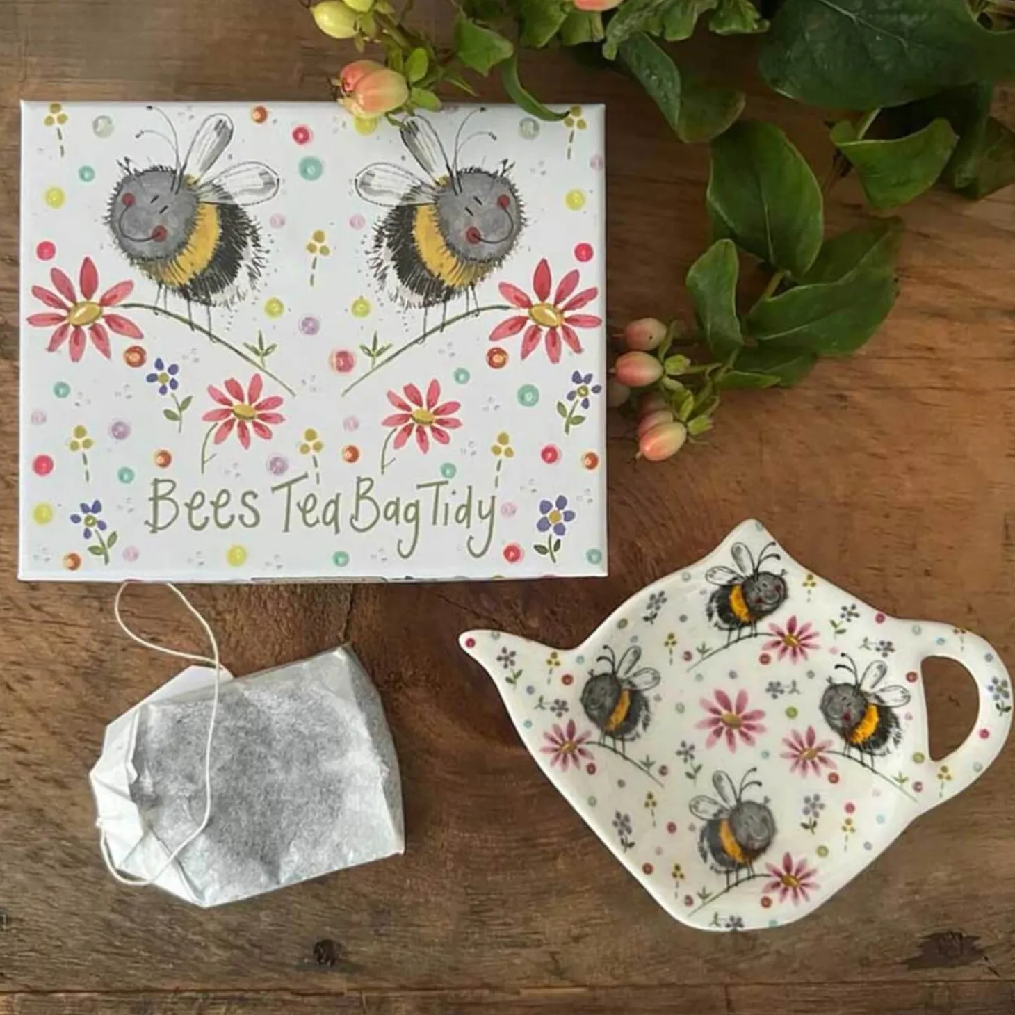 Alex Clark Teabag Tidy - Bees