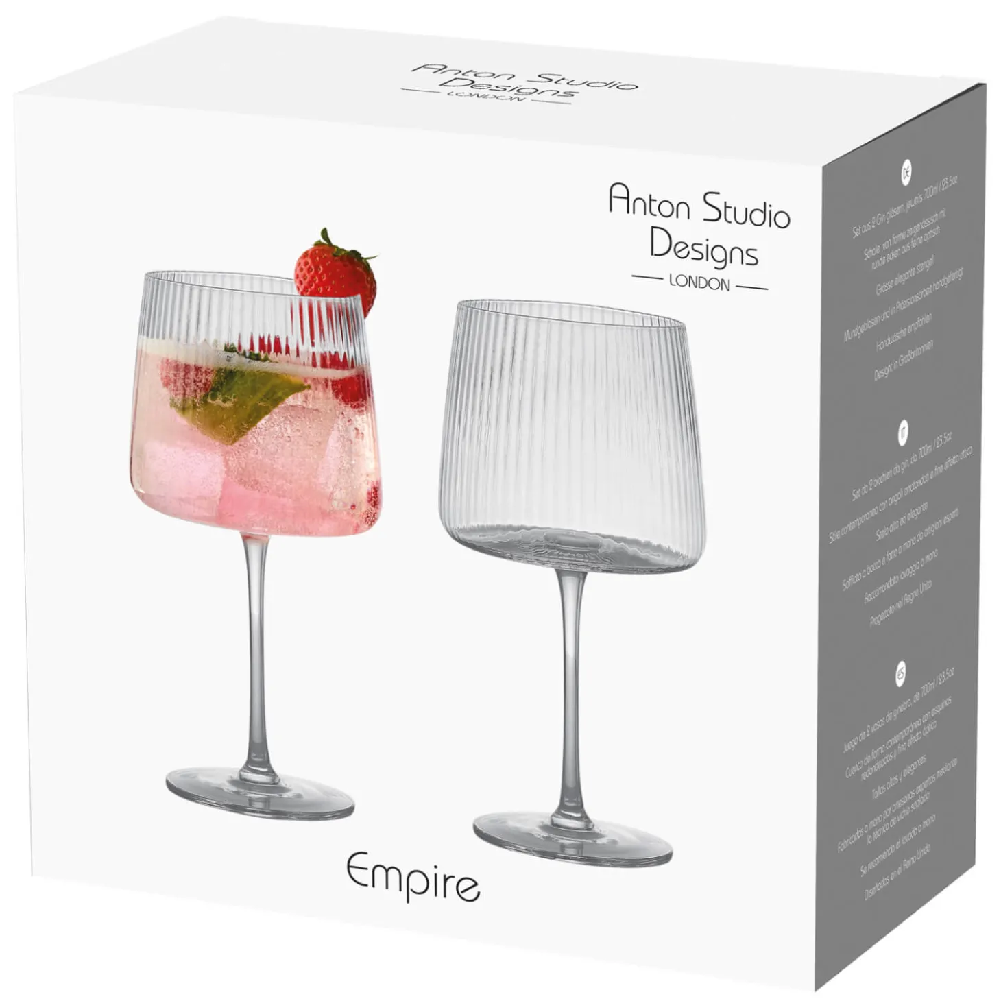 Anton Studio Designs 2-Piece Gin Glasses Set - Empire