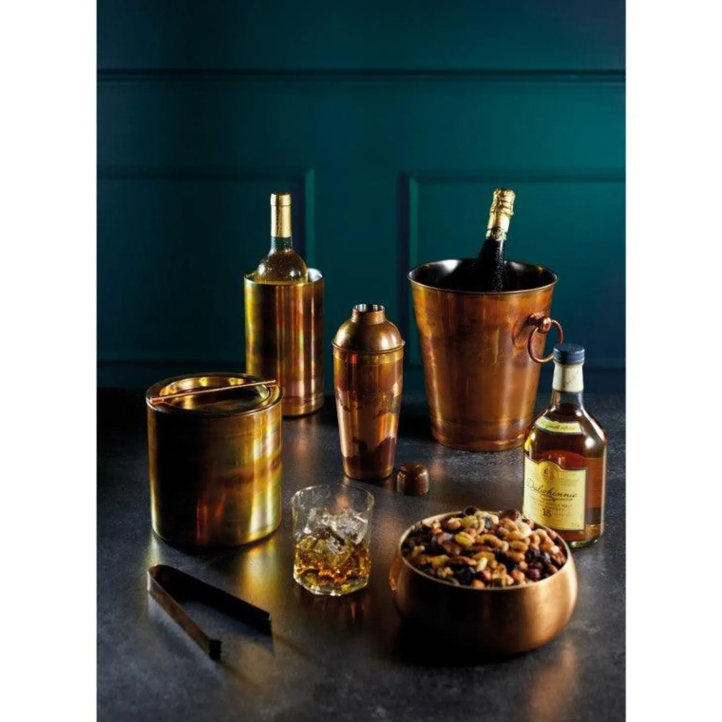 Barcraft Ice Bucket - Iridescent Copper