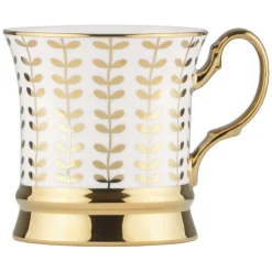Bia International Porcelain Vine 400ml Mug - Gold