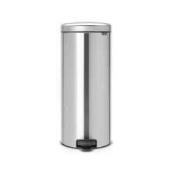 Brabantia NewIcon 30 Litre Pedal Kitchen Bin - Matt Steel