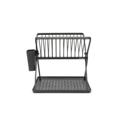 Brabantia SinkSide Dark Grey Foldable Dish Rack - Small