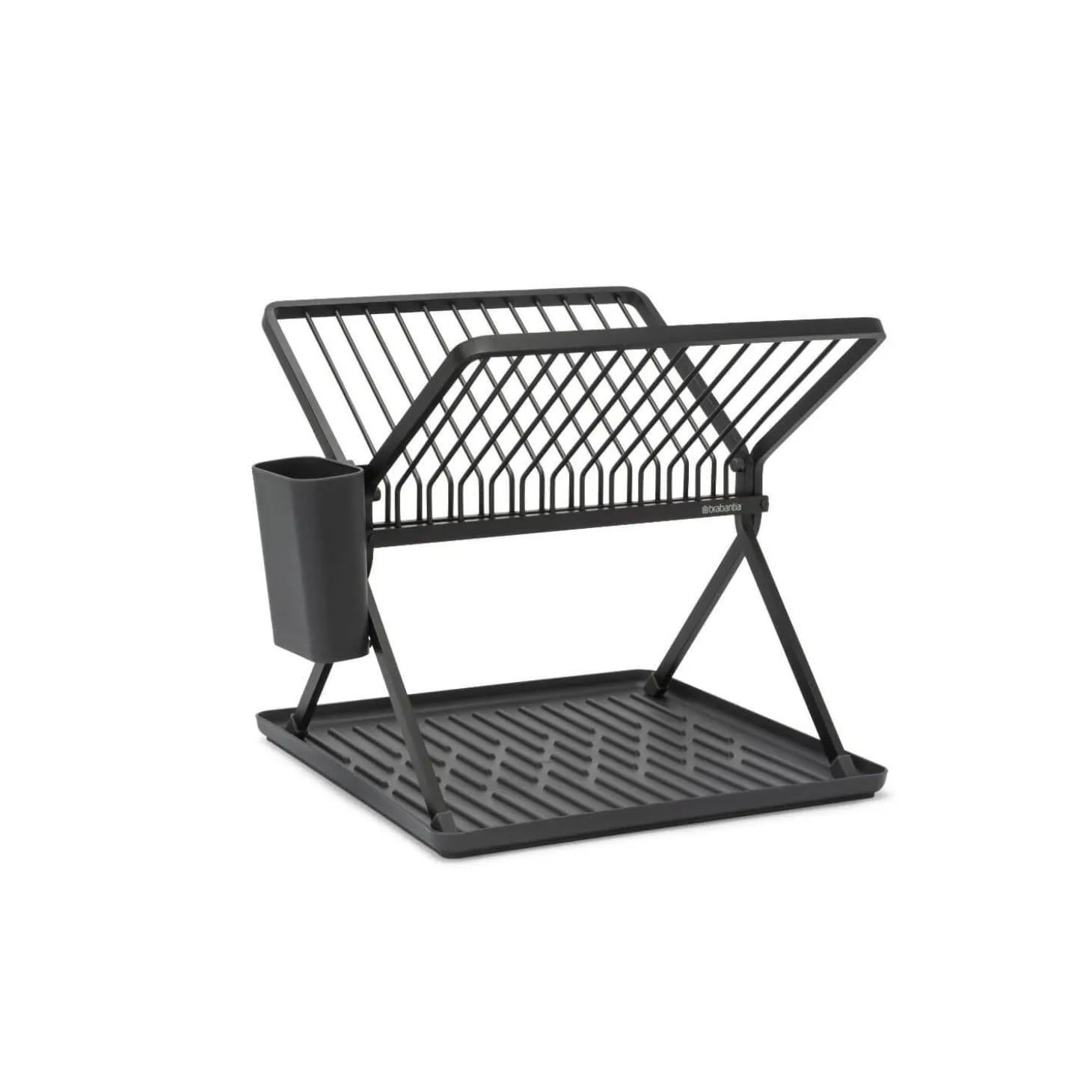 Brabantia SinkSide Dark Grey Foldable Dish Rack - Small