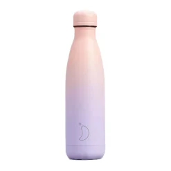 Chilly's 500ml Reusable Water Bottle - Gradient Lavender Fog