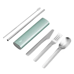 Chilly's 4-Piece Stainless Steel Cutlery Set - Lichen Green