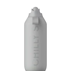 Chilly's Series 2 500ml Flip Reusable Water Bottle - Granite Grey