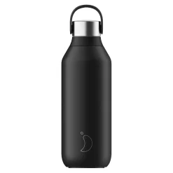 Chilly's Series 2 500ml Reusable Water Bottle - Abyss Black