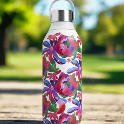 Chilly's Series 2 500ml Reusable Water Bottle - Peony Tumble