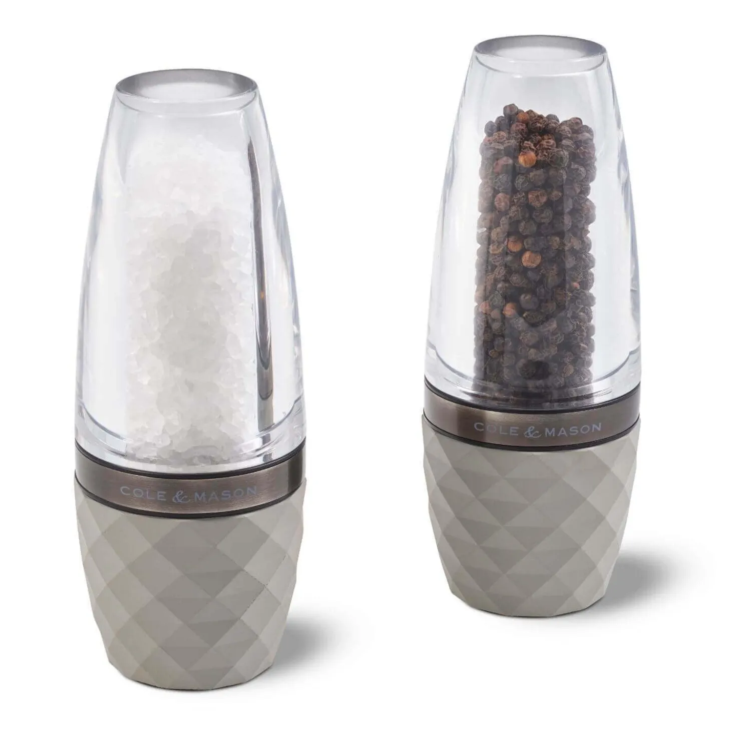 Cole & Mason City Concrete Salt & Pepper Mill Set