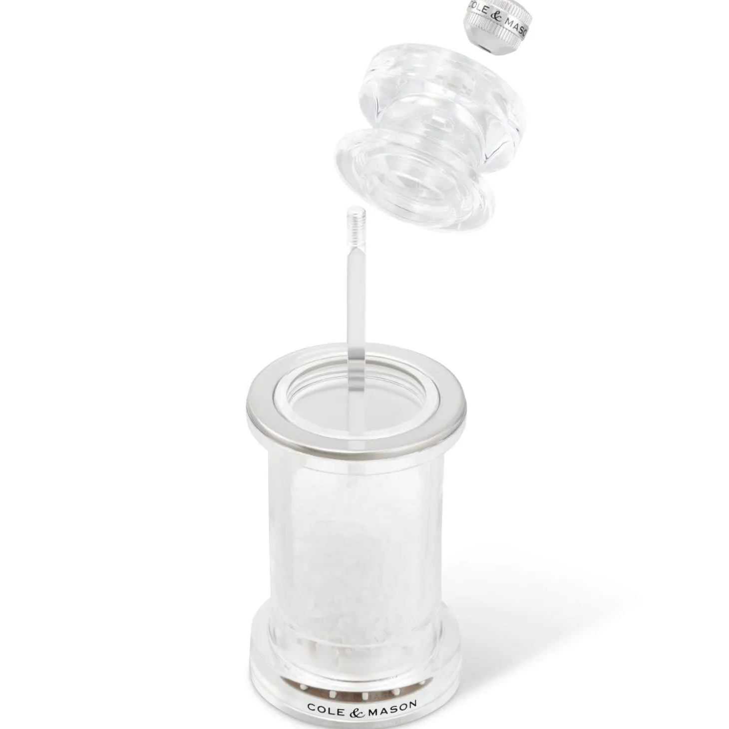 Cole & Mason 605 14.4cm Acrylic Salt Mill