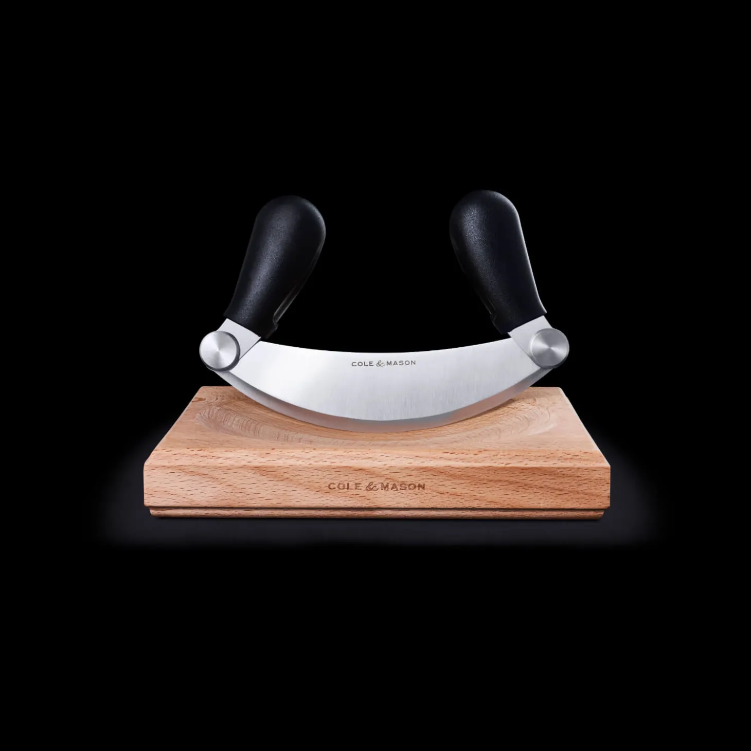 Cole & Mason Hachoir & Contoured Beech Board