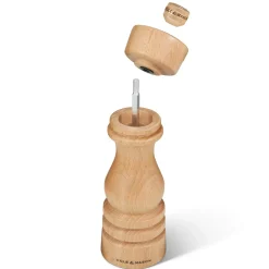 Cole & Mason London 18cm Beech Wood Salt Mill - Natural Beech