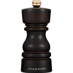 Cole & Mason London 13cm Beech Wood Pepper Mill - Dark Chocolate