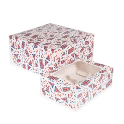 Creative Party 25.5cm Cake Box - Union Jack