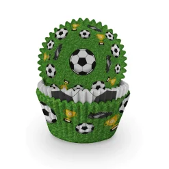 Creative Party 75 Pack Cupcake Cases - Football