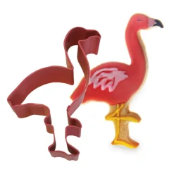Creative Party Poly-Resin Coated Cookie Cutter - Pink Flamingo