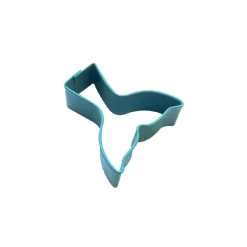 Creative Party Poly-Resin Coated Cookie Cutter Blue Mini Mermaid Tail