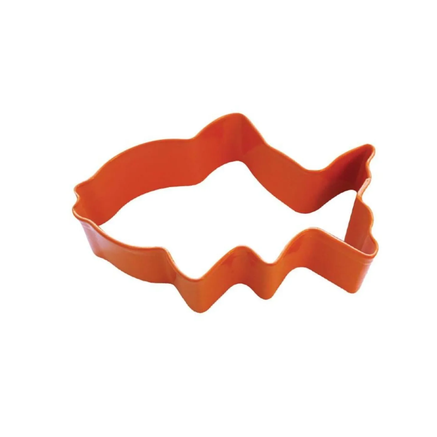 Creative Party Poly-Resin Coated Cookie Cutter Orange Fish