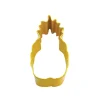 Creative Party Poly-Resin Coated Cookie Cutter Yellow Pineapple
