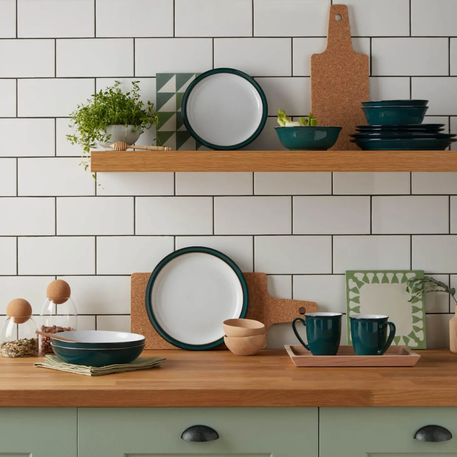 Denby Greenwich Medium Plate - 22cm