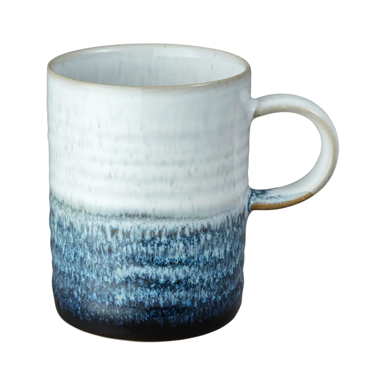 Denby Kiln 410ml Ridged Mug - Blue