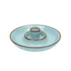 Dexam Sintra Glazed Terracotta Olive Dish - Duck Egg
