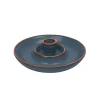 Dexam Sintra Glazed Terracotta Olive Dish - Ink Blue