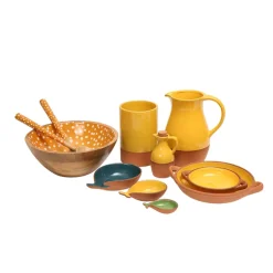 Dexam Sintra Glazed Terracotta Wine Cooler - Ochre