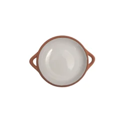 Dexam Sintra Small Glazed Terracotta Tapas Dish - Stone