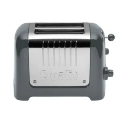 Dualit Lite Jug Kettle & 2 Slice Toaster Set - Polished Grey