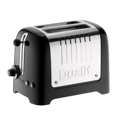 Dualit Lite 26205 2 Slice Toaster - Black & Chrome