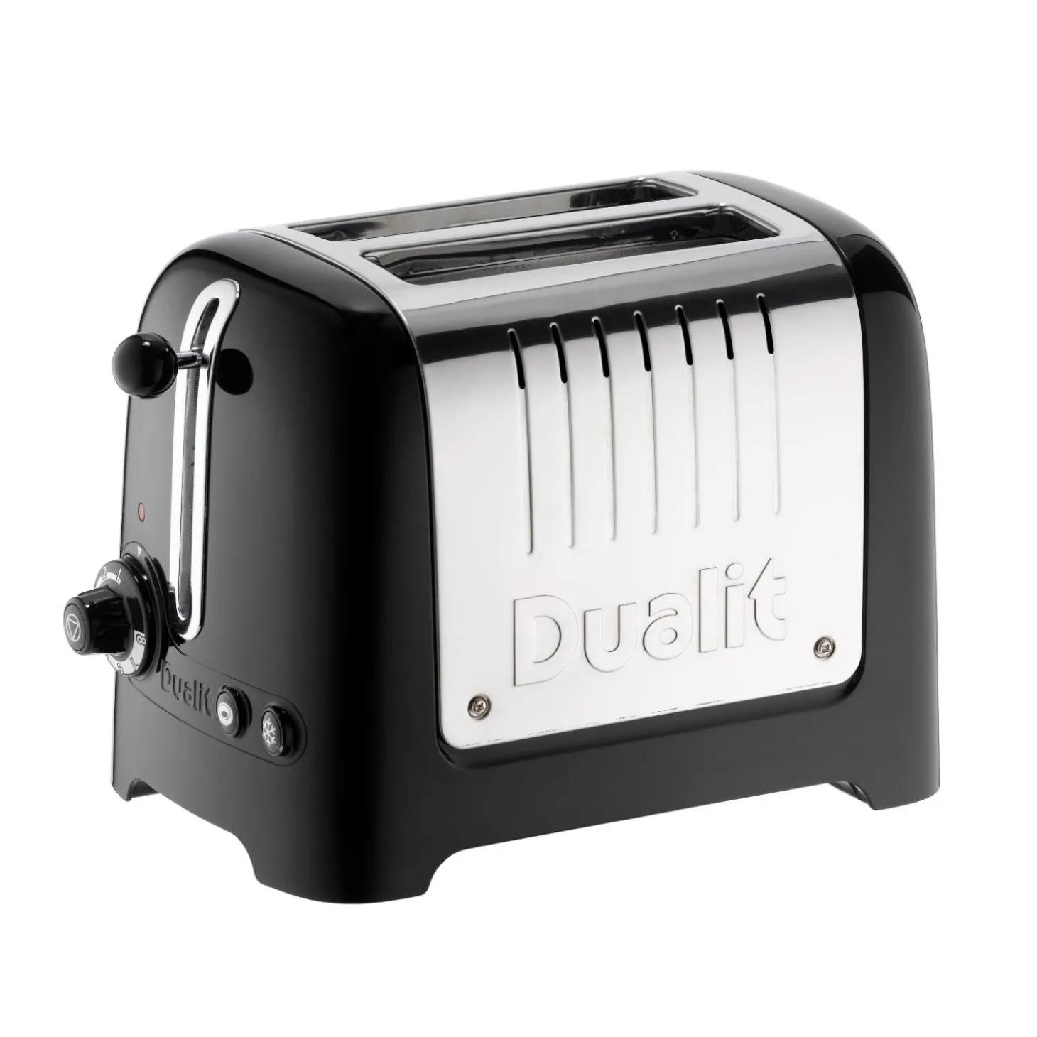 Dualit Lite 26205 2 Slice Toaster - Black & Chrome
