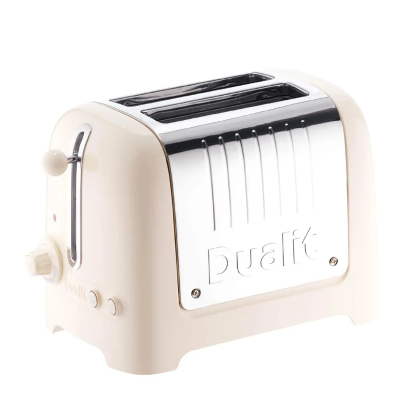Dualit Lite 26213 2 Slice Toaster - Canvas White & Chrome