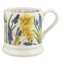 Emma Bridgewater Half Pint Mug - Tete-a-Tete & Grape Hyacinths