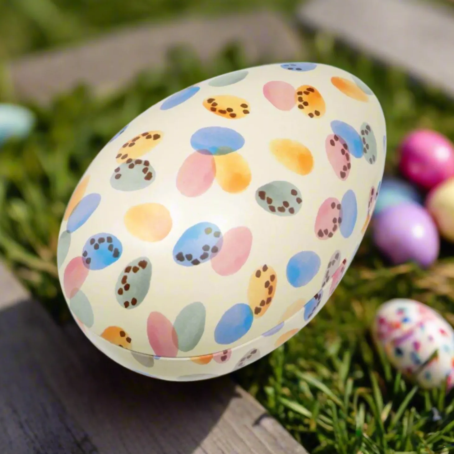 Emma Bridgewater Large Easter Egg Tin - Mini Eggs