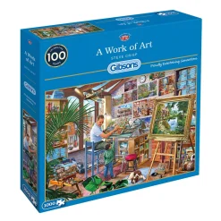 Gibsons 1000 Piece Jigsaw Puzzle - A Work Of Art