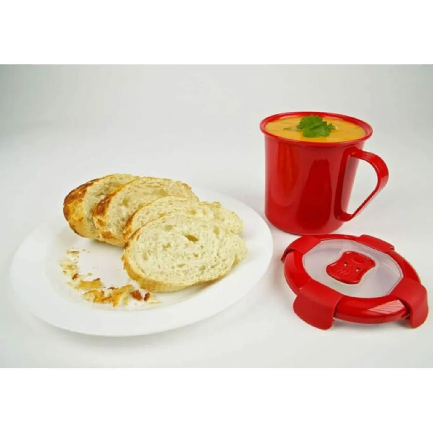 Good 2 Heat Soup Mug - Red