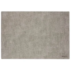 Guzzini Tiffany Reversible Faux Leather Fabric Placemat - Sky Grey