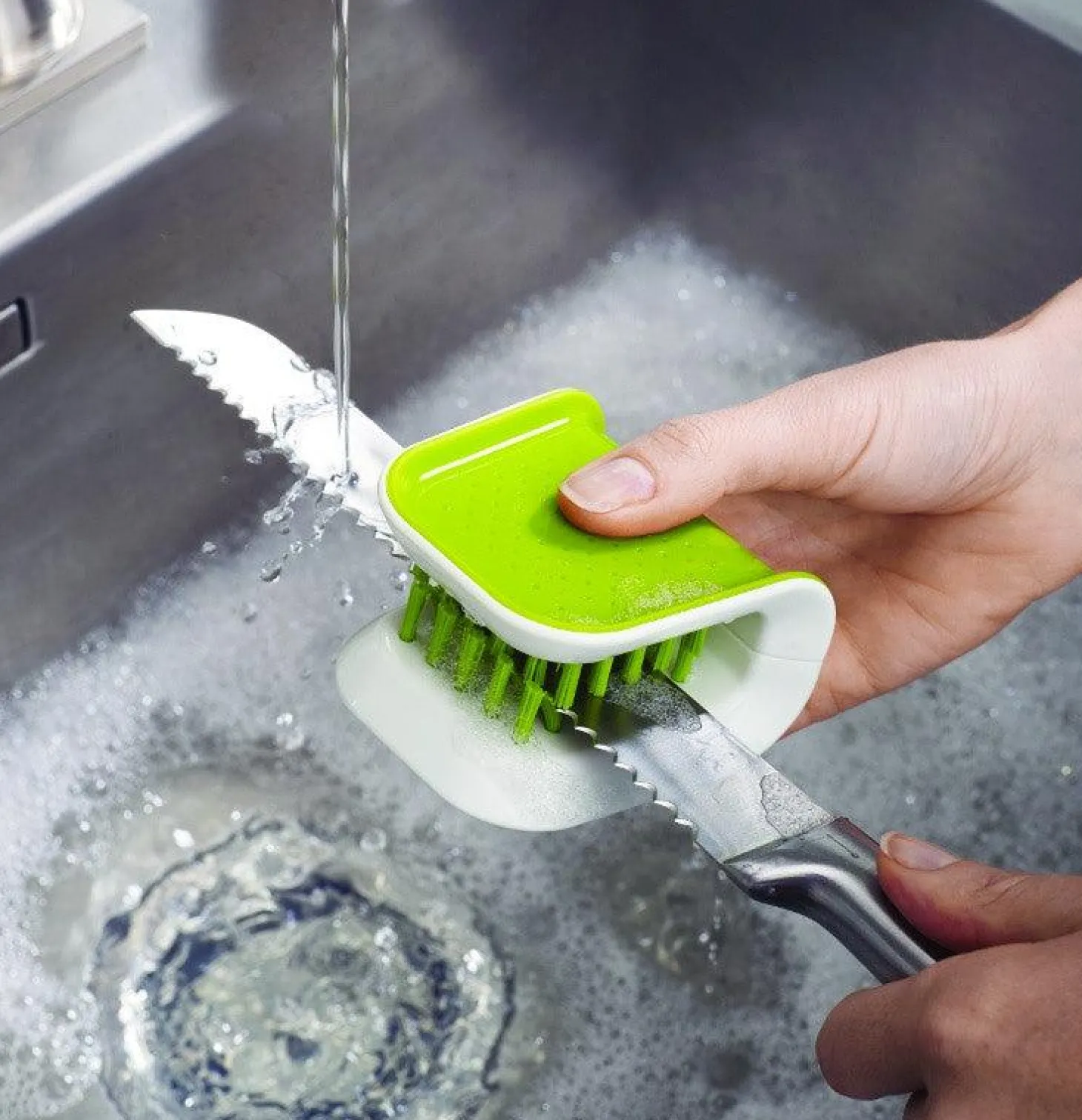 Joseph Joseph BladeBrush Knife Cleaner - Green