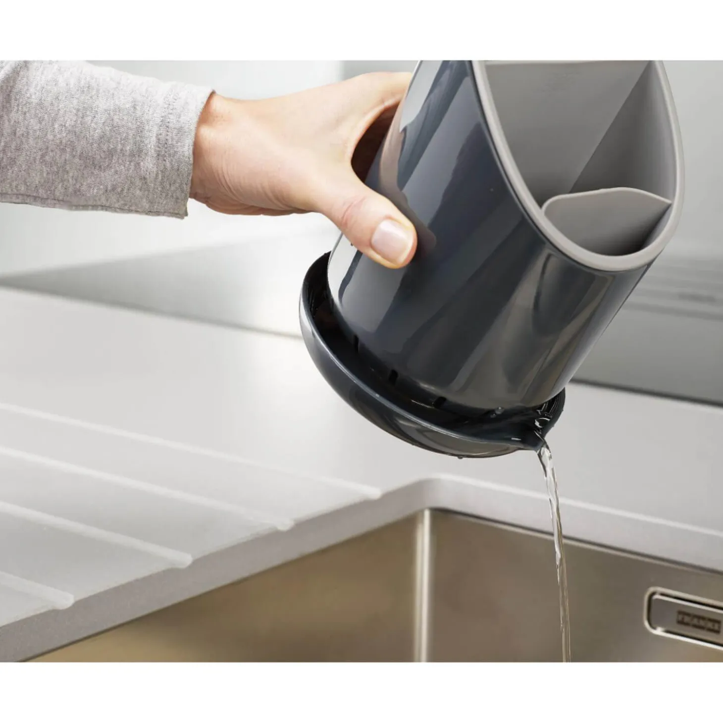 Joseph Joseph Dock Cutlery Drainer & Organiser - Grey