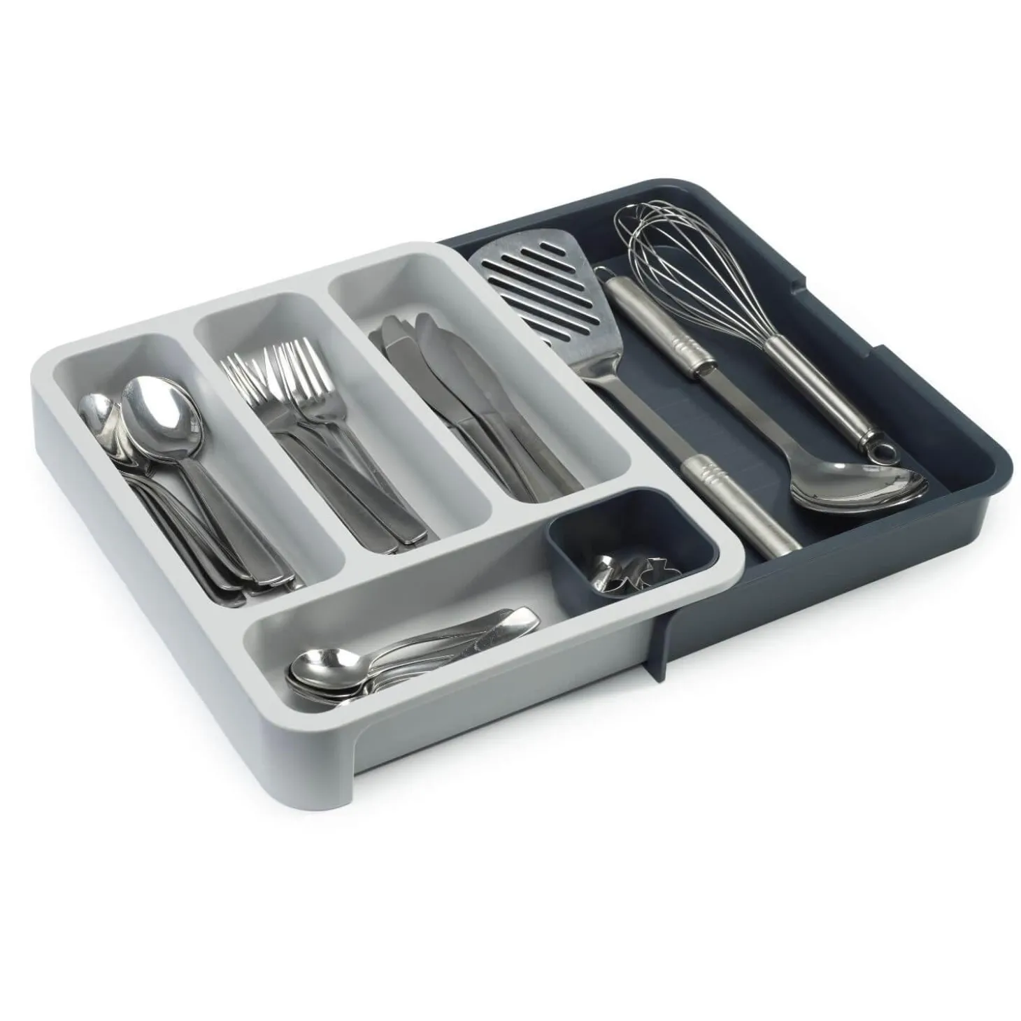 Joseph Joseph DrawerStore Expandable Cutlery Tray - Grey
