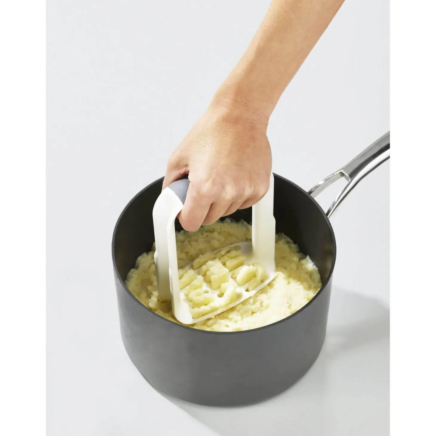 Joseph Joseph Easy-Mash Potato Masher - White