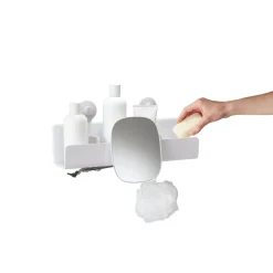 Joseph Joseph EasyStore Large Shower Shelf With Mirror